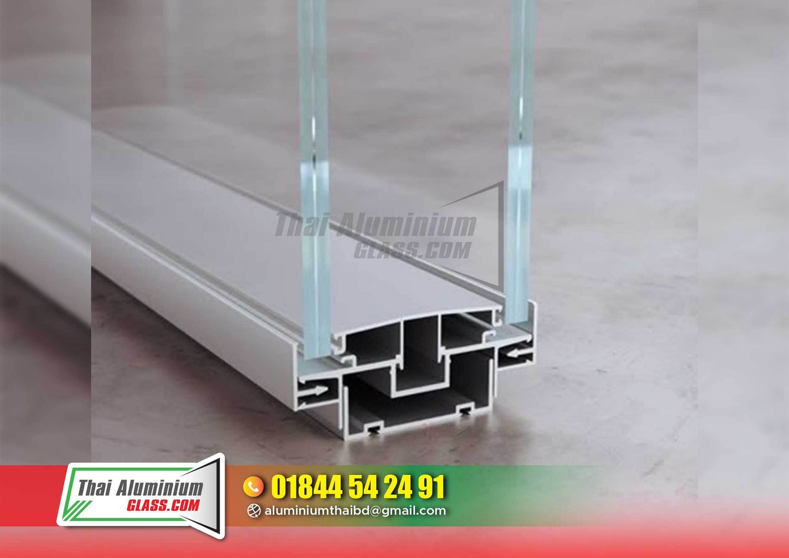 Double-Glazed Glass Partition