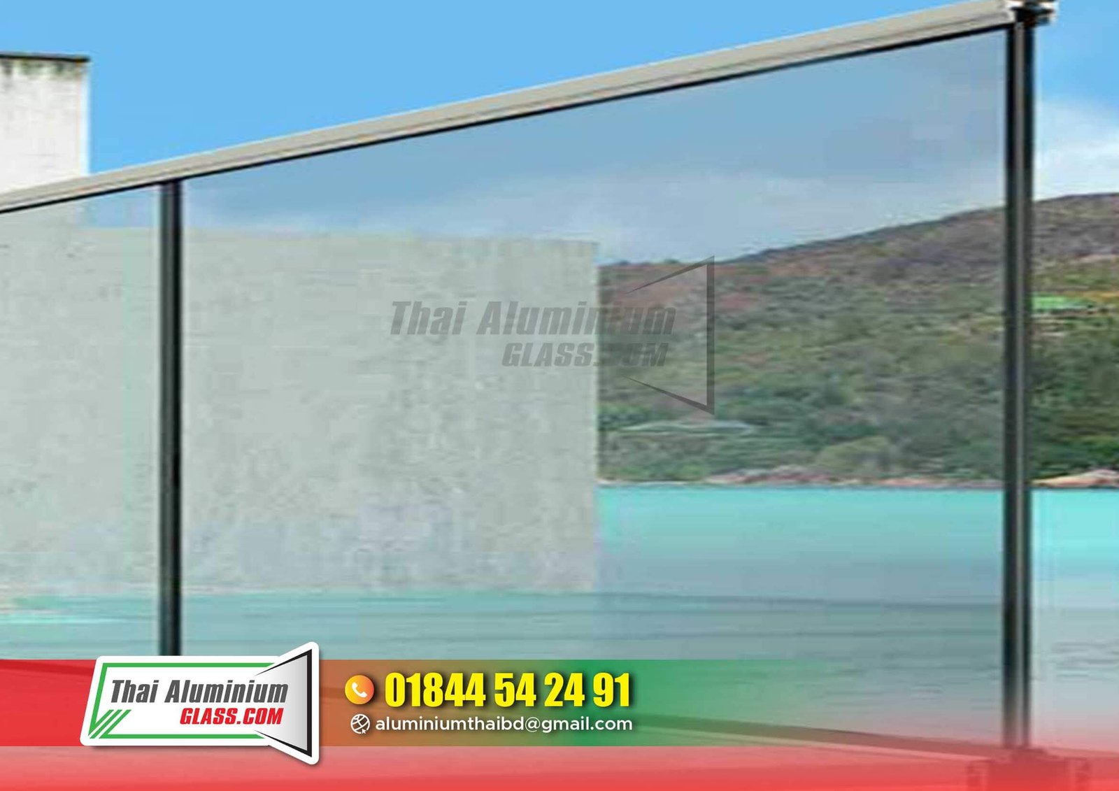 Double-Glazed Glass Partition