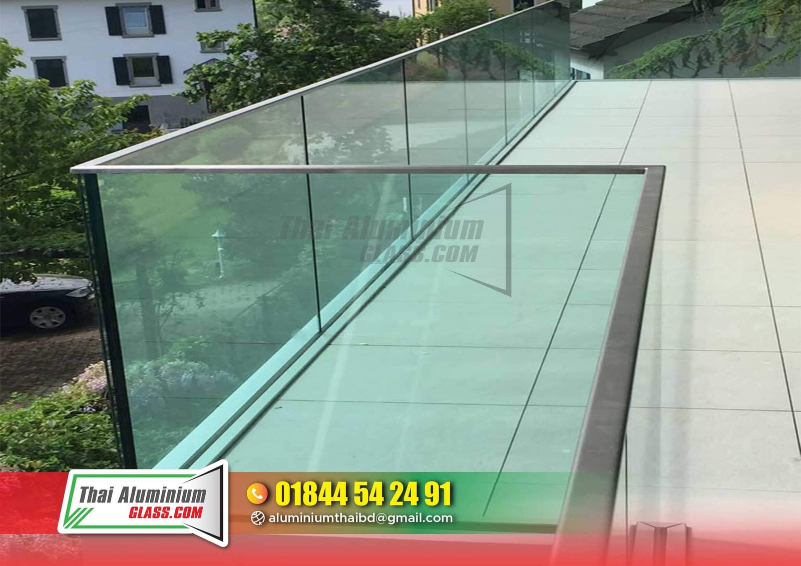 Double-Glazed Glass Partition