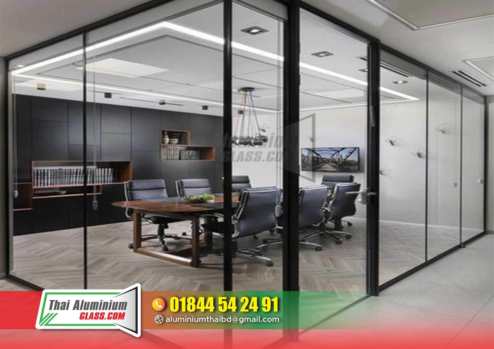 Frosted or Clear Glass Partitions