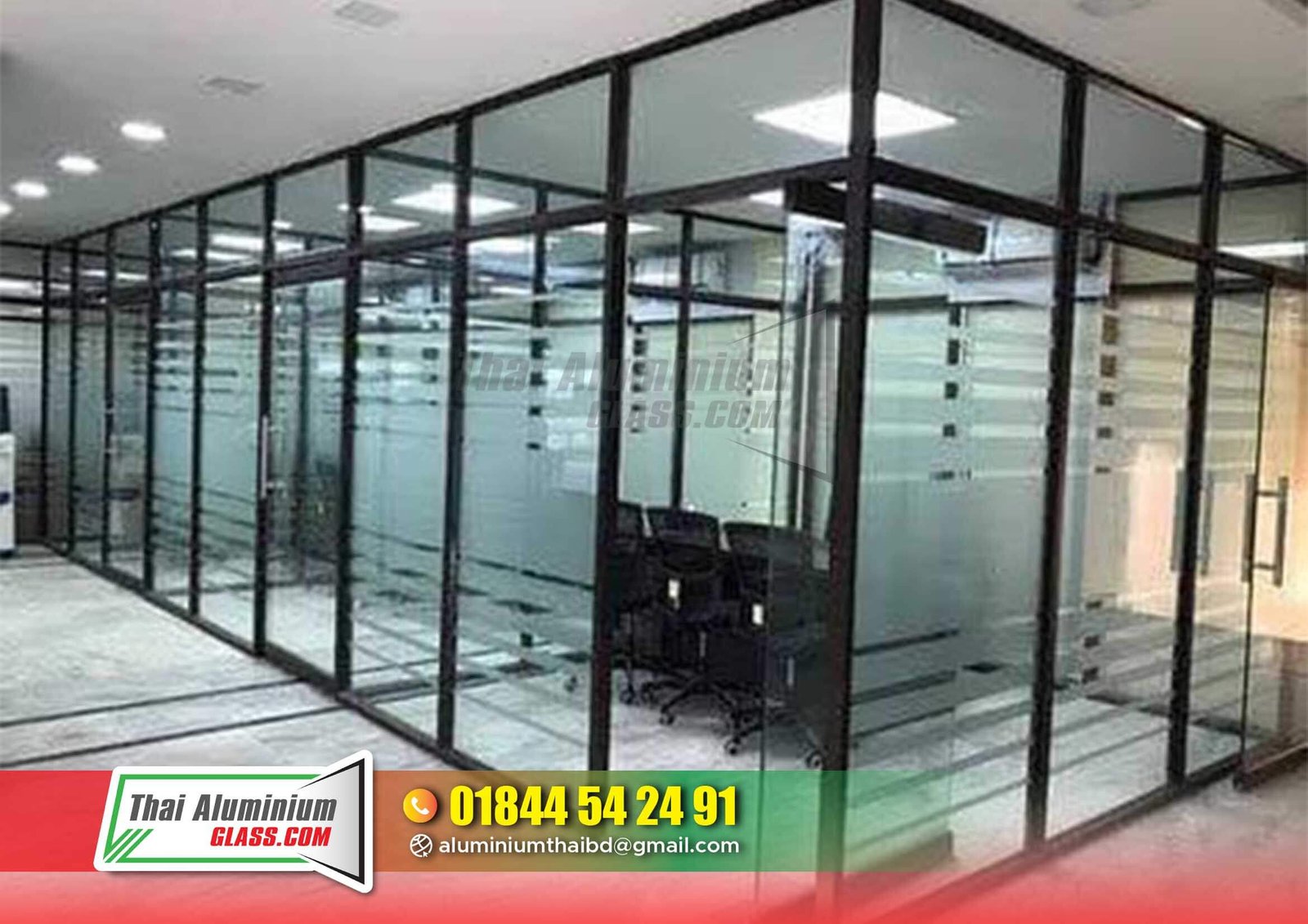 Sliding Glass Partition