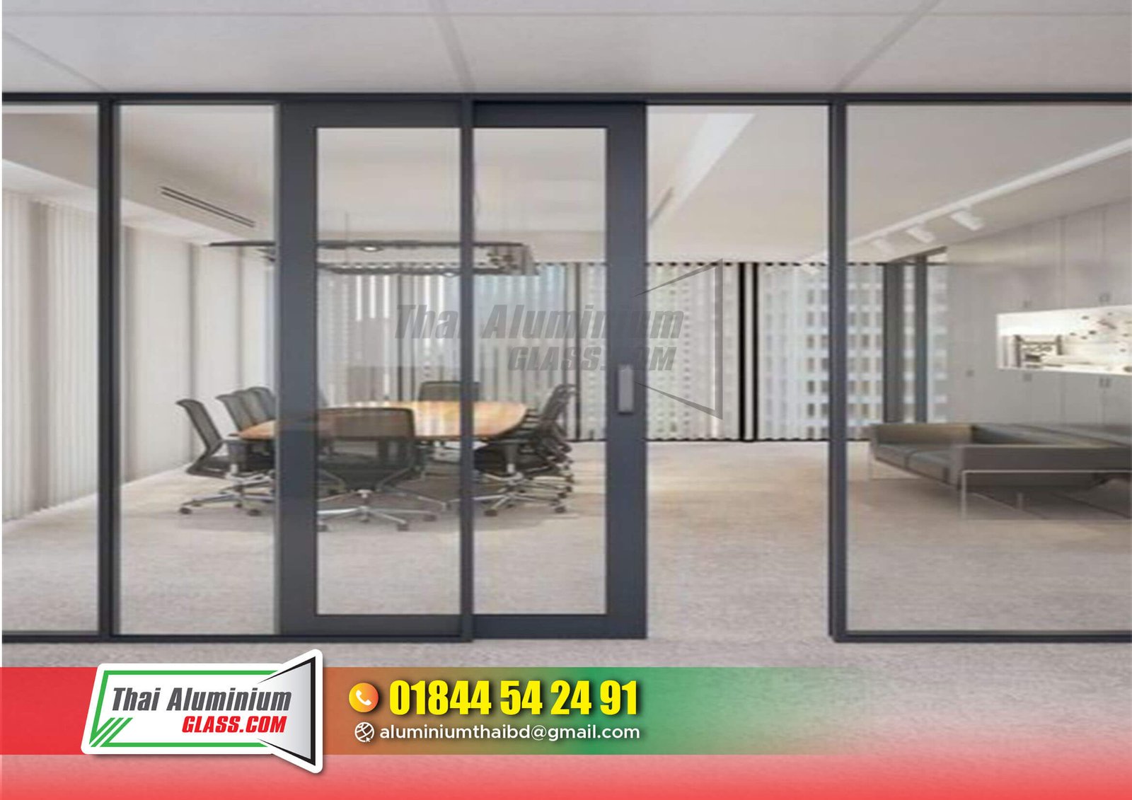 Thai Aluminium with Glass Sliding Door