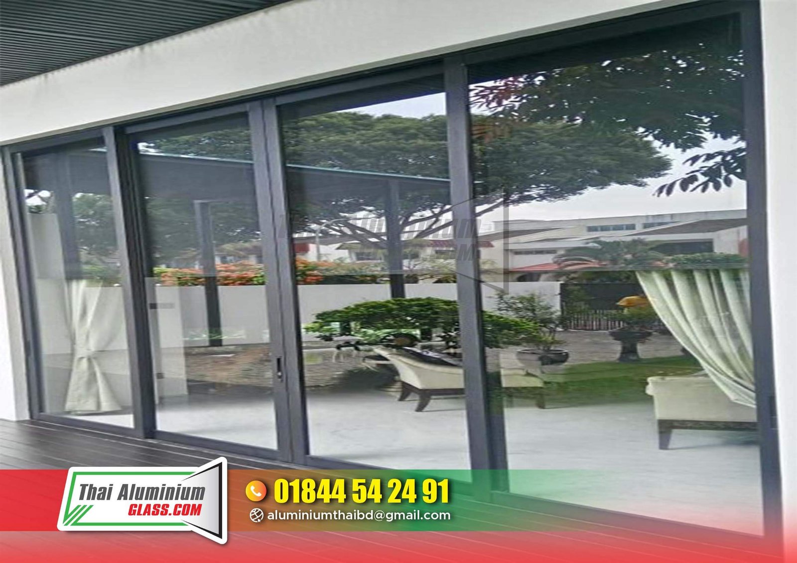 Thai Aluminium with Glass Sliding Door