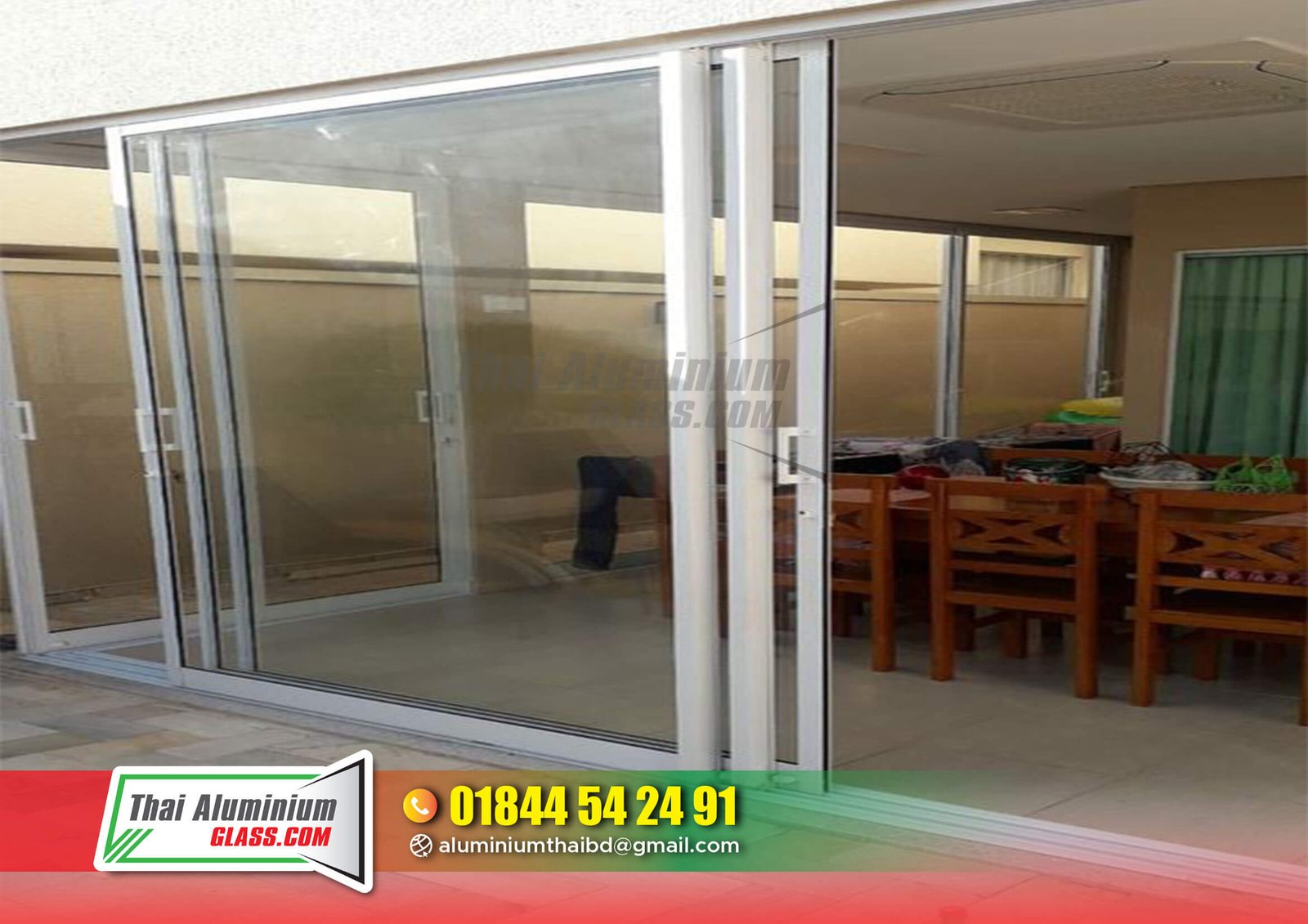 Thai Aluminium with Glass Sliding Door
