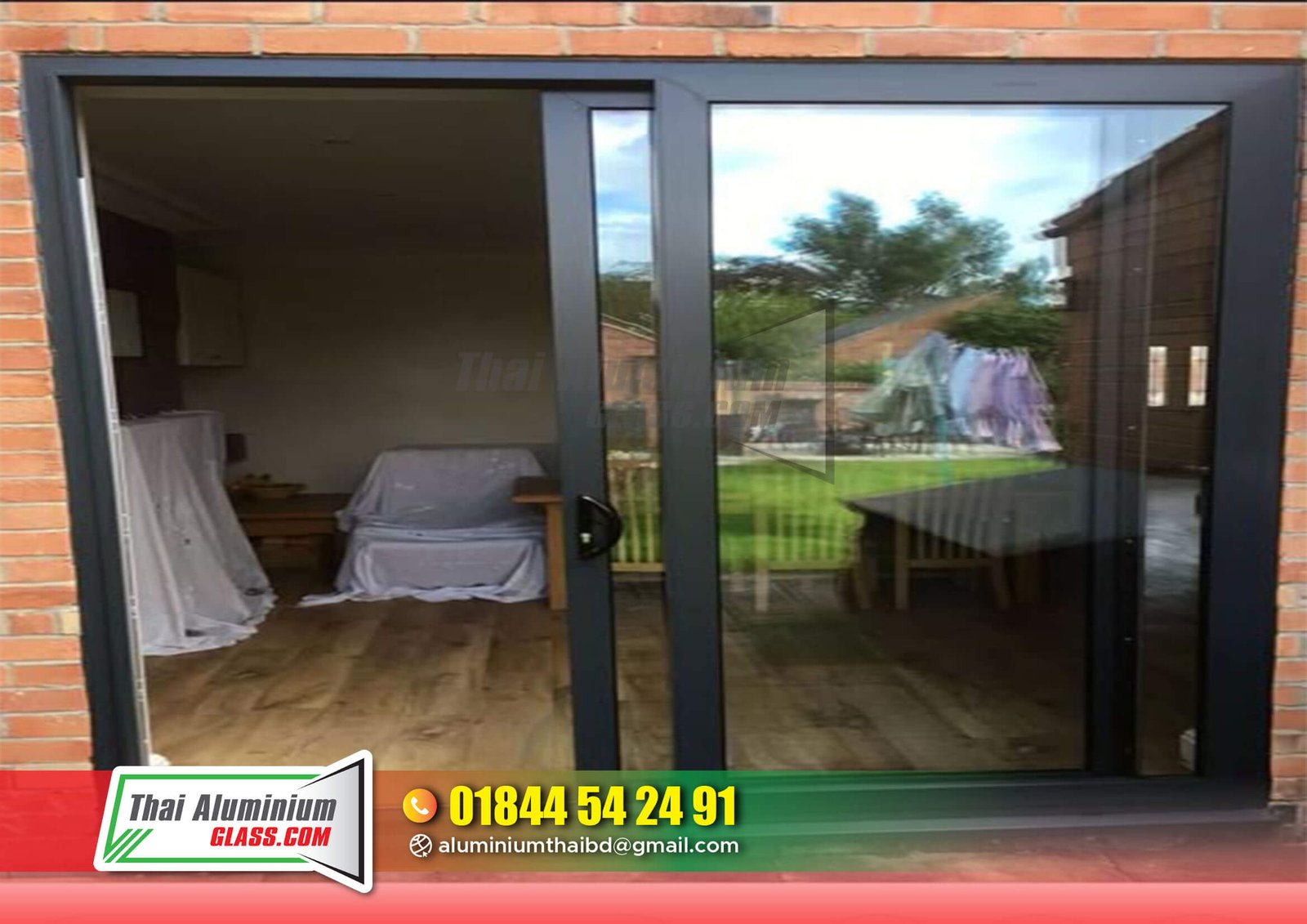 Thai Aluminium with Glass Sliding Door